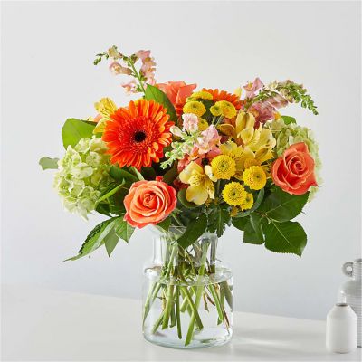 The spirit of a sunny autumn day in a beautiful bouquet.