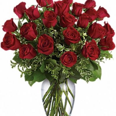 Your Love & Devotion delivered. Surprise your special one with this gorgeous arrangement of red roses available in one,one and a half, two or three dozen. It's an unforgettable display of your timeless love.